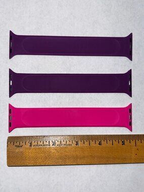 3 stretchy silicone watch bands